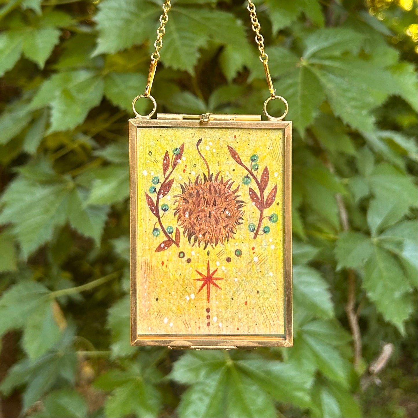 ORIGINAL ART-Prickly Seed (Sweet Gum)