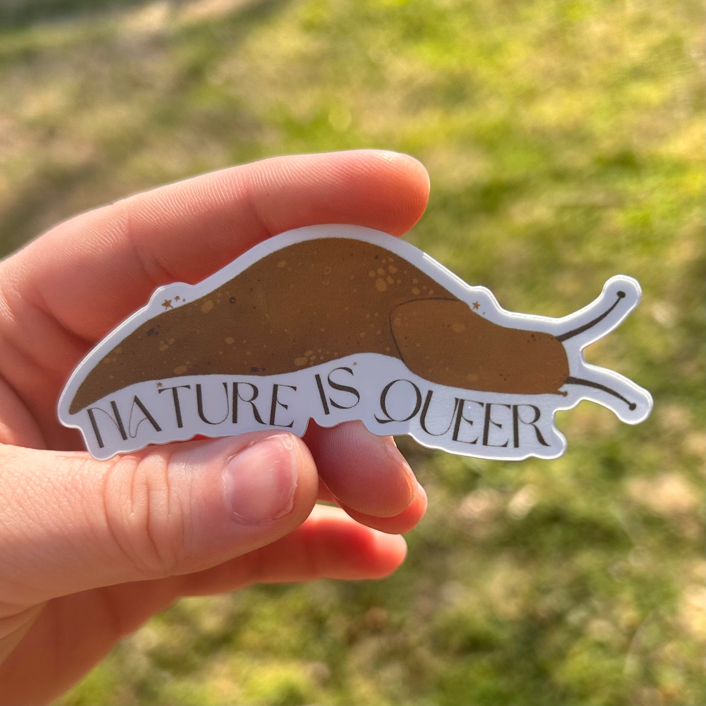 Nature is Queer Slug Sticker
