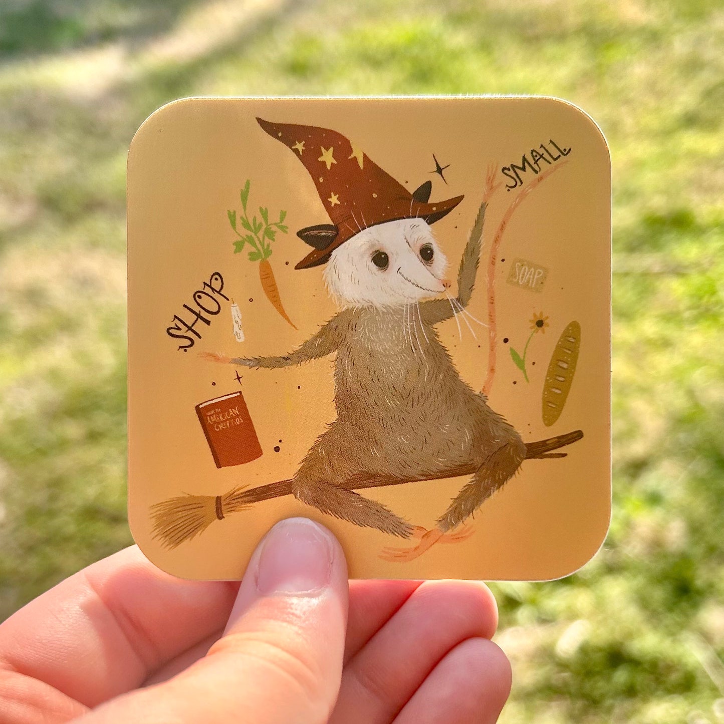 Shop Small 'Possum Sticker