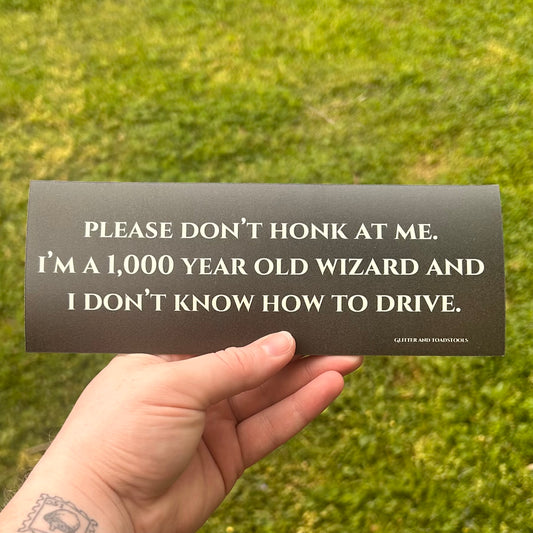 Driving Wizard Bumper Magnet