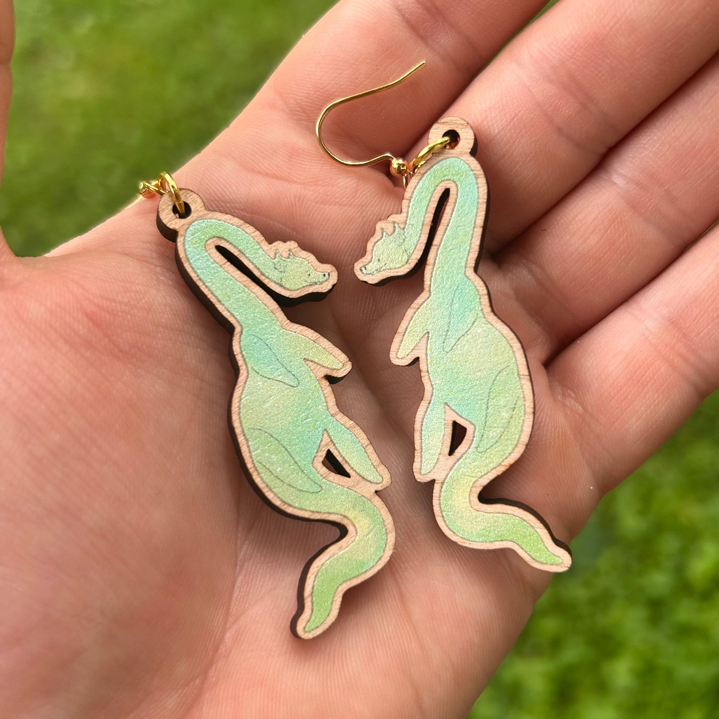 Peaceful Nessie Earrings
