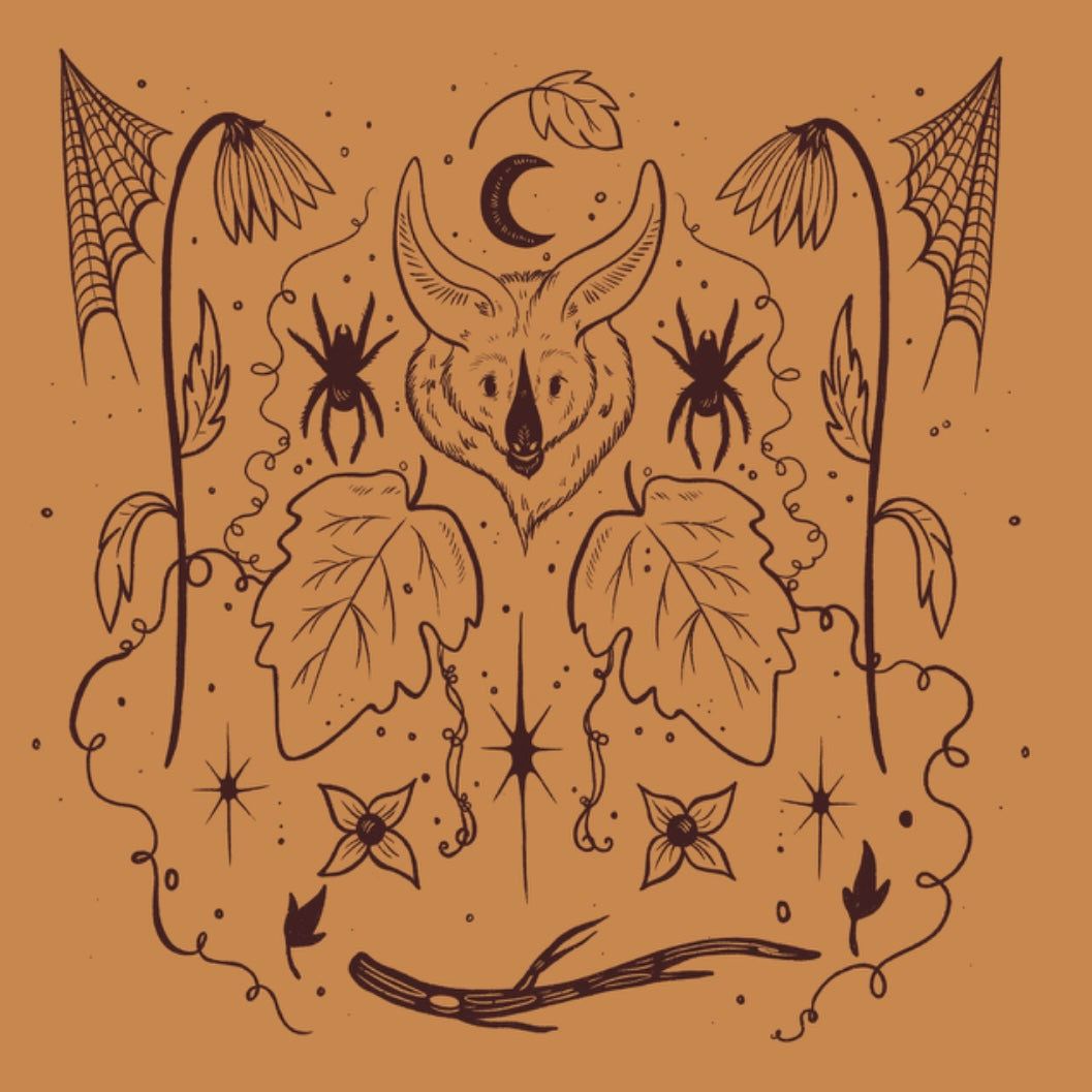 Spooky Bat Tee-Cinnamon Toast