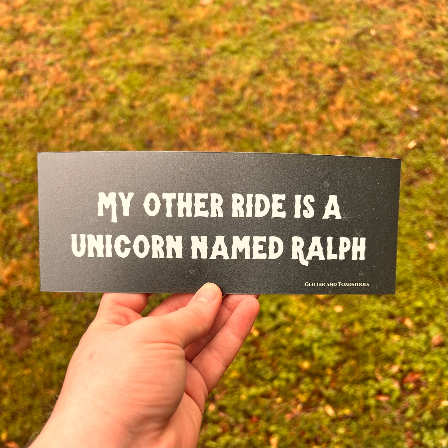 Here for the Lore Bumper Magnet