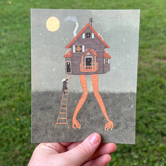 Baba Yaga House Print