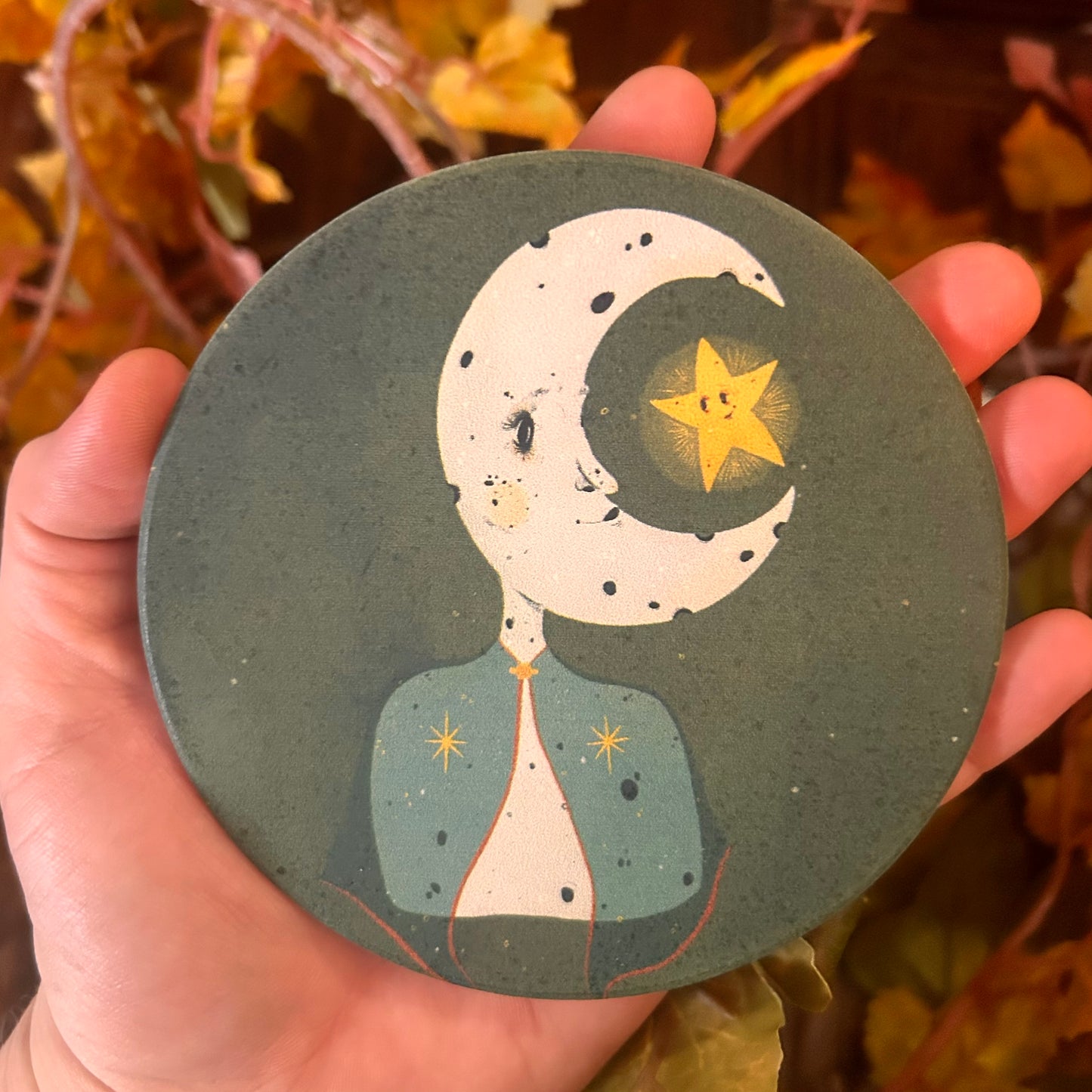 Moon and Star Coaster