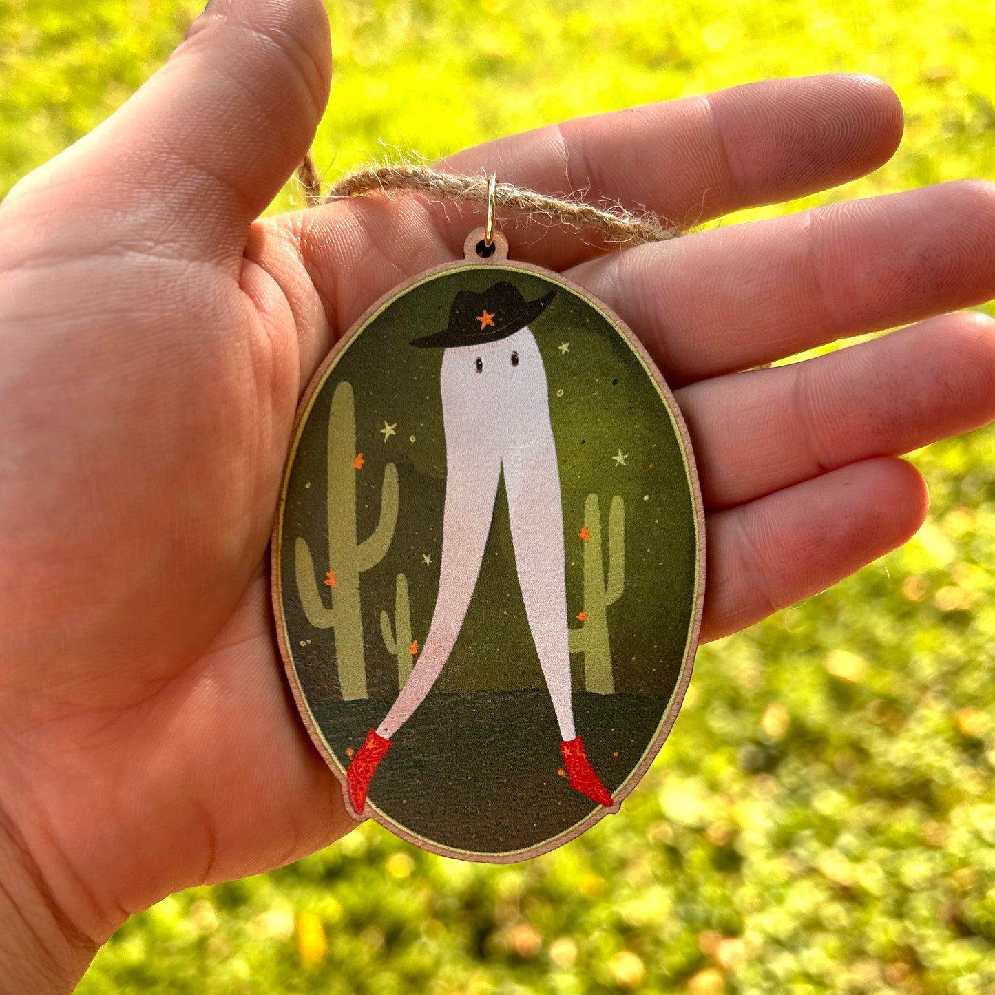 LAST CHANCE-Wooden Fresno Nightcrawler Ornament