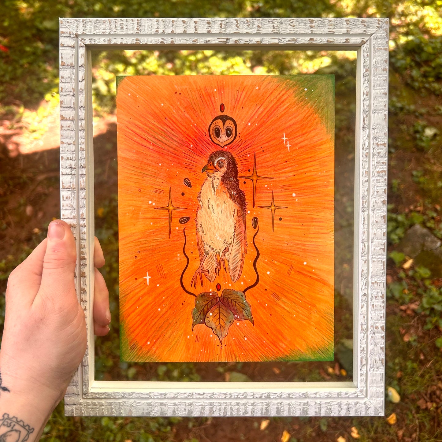 ORIGINAL ART-Rest (Bird)