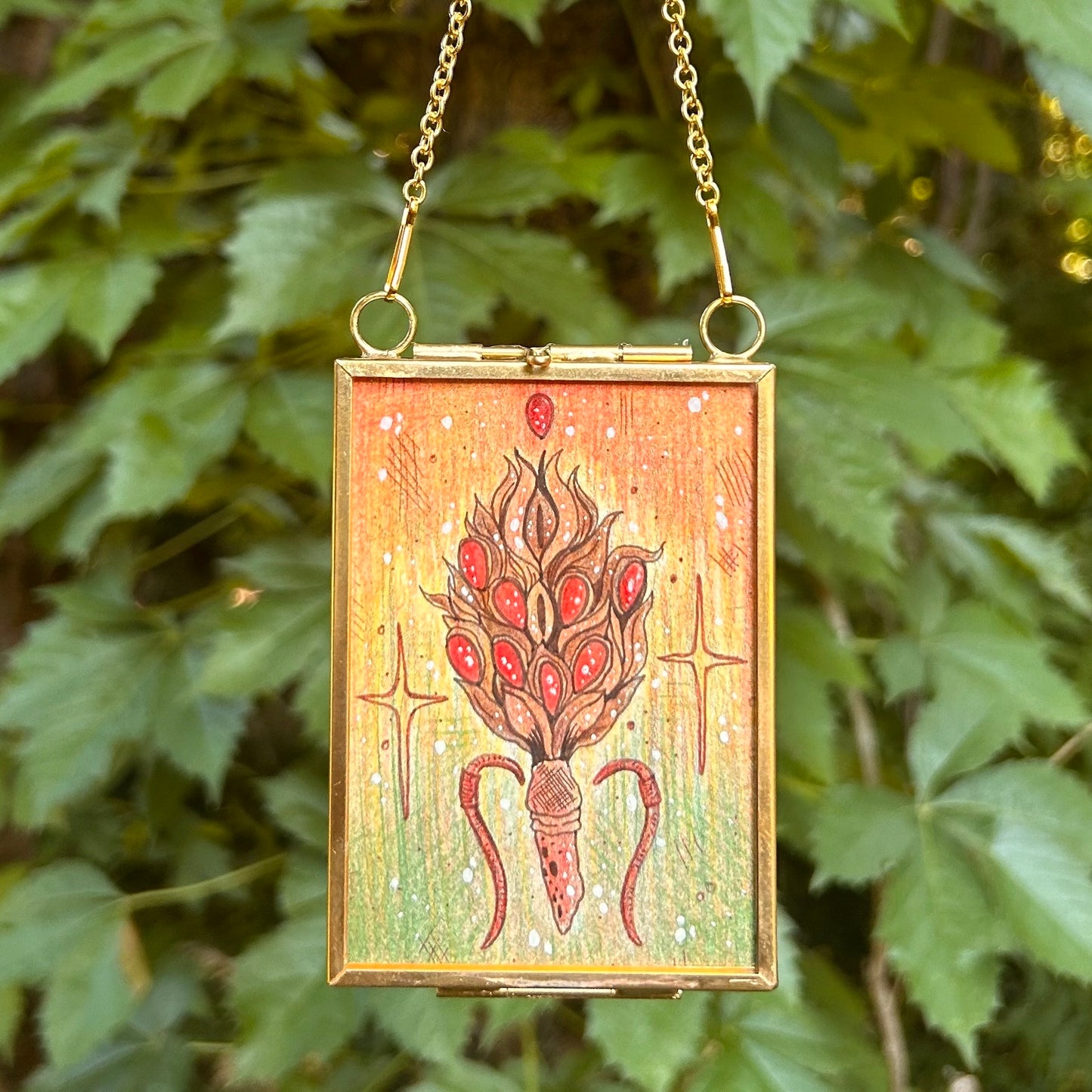 ORIGINAL ART-Magnolia Seed