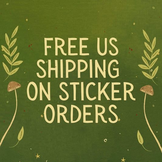 Free US Shipping on Stickers