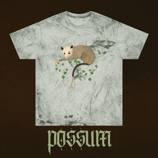 Peaceful Possum Tie-Dye T-Shirt