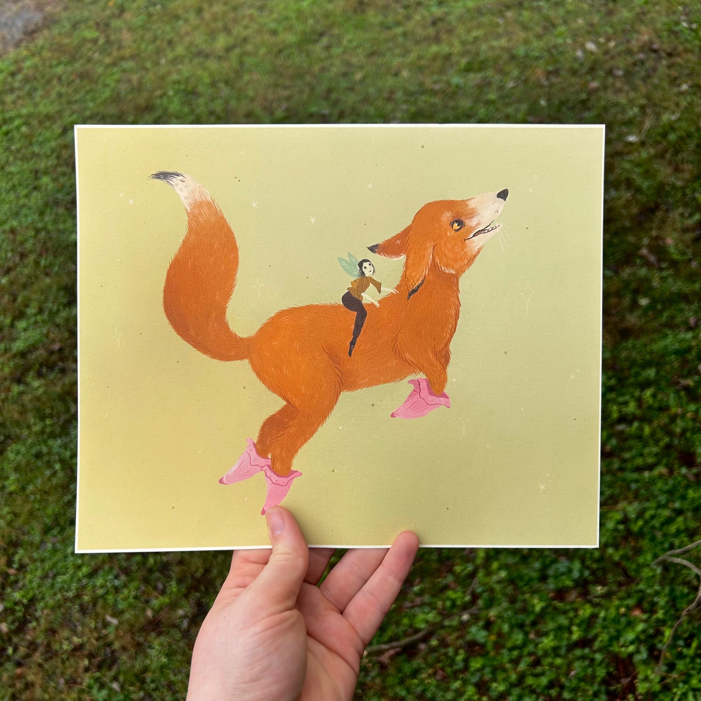 Foxglove Fairy Print