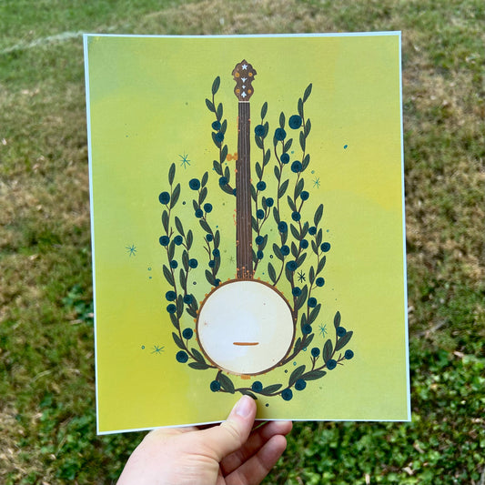 Enchanted Banjo Art Print