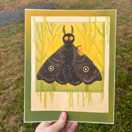 Swamp Mothman Print