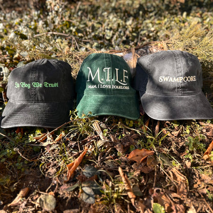 Man, I Love Folklore Dad Hat-Green
