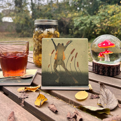 ✨Imperfect✨Dapper Loveland Frogman Coaster