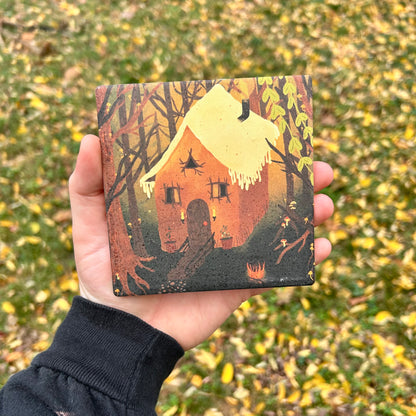 Hansel and Gretal Witch's Cottage Ceramic Coaster
