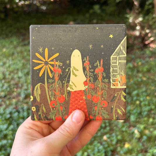 Ghostly Garden Coaster