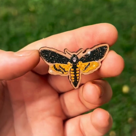 Death's Head Moth Pin