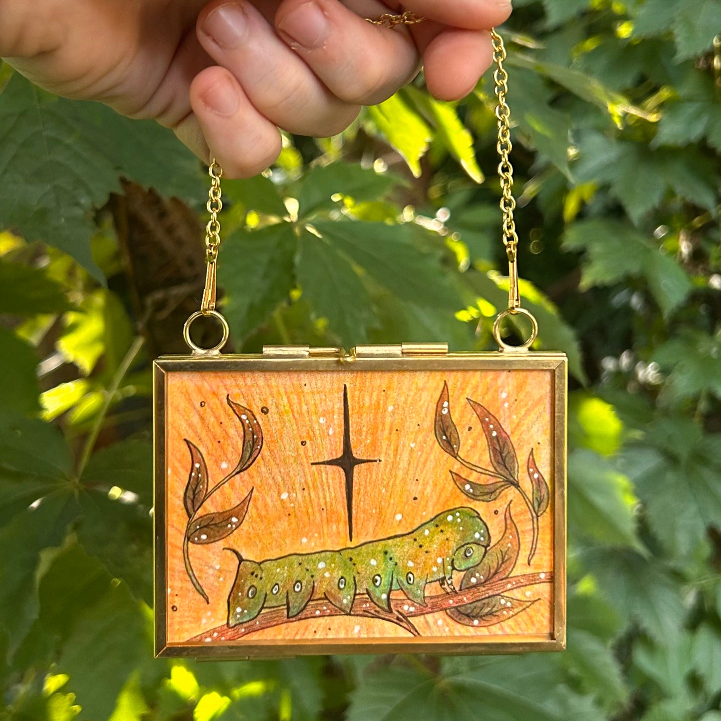 ORIGINAL ART-Tomato Hornworm