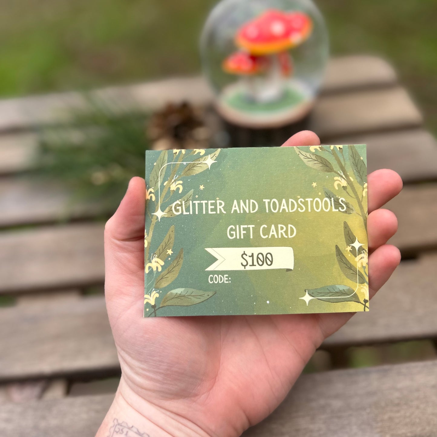 Glitter and Toadstools Giftcard