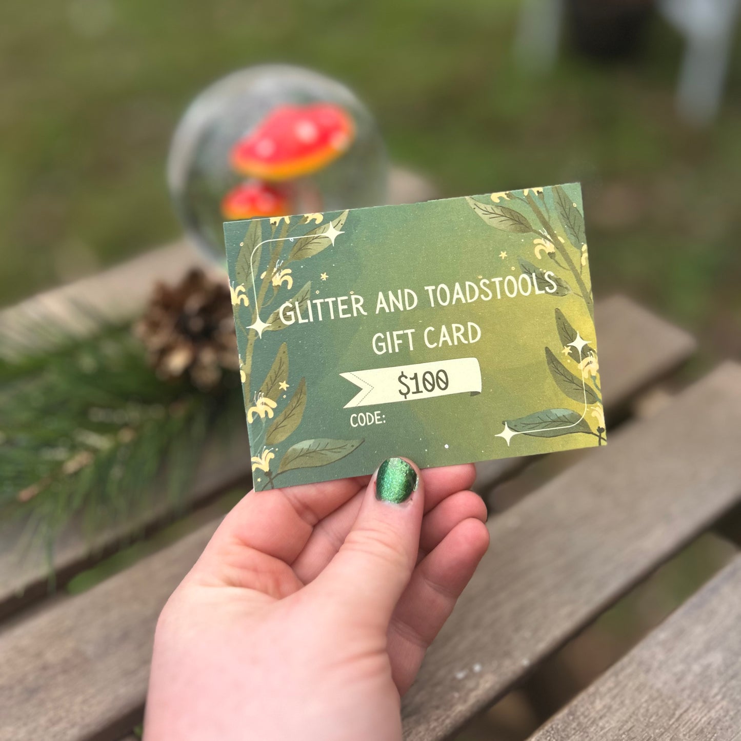 Glitter and Toadstools Giftcard