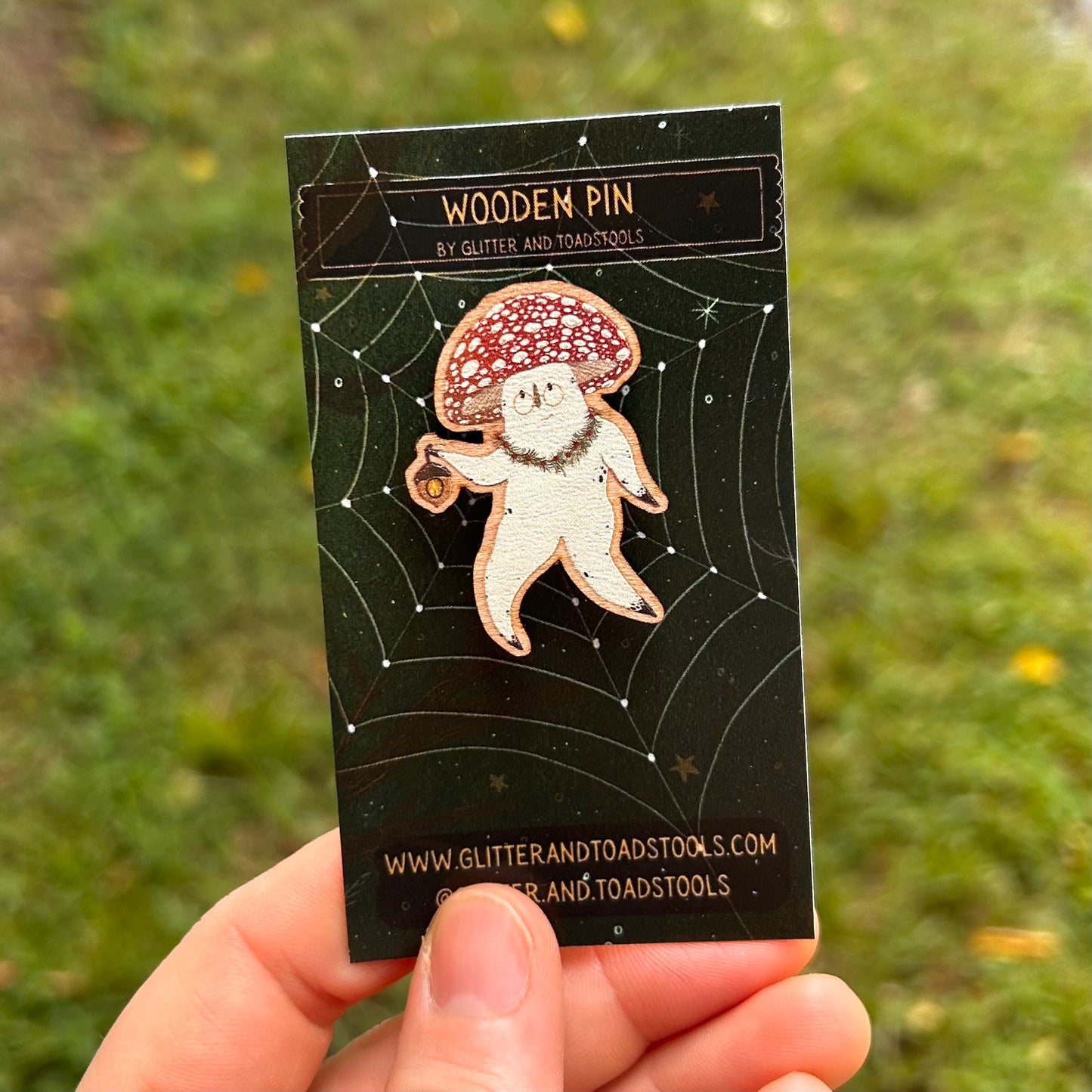 Mushroom Wanderer Pin