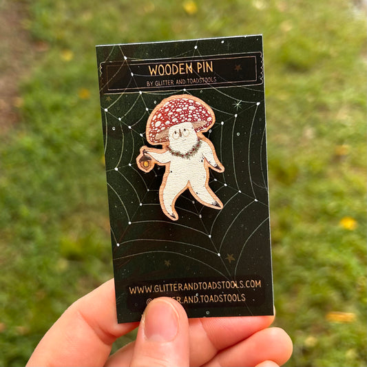 Mushroom Wanderer Pin