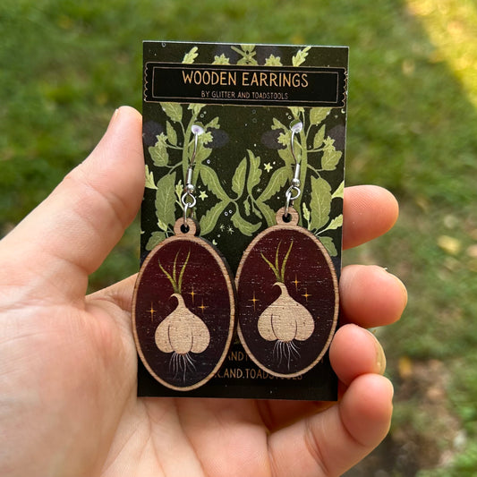 Garlic Earrings