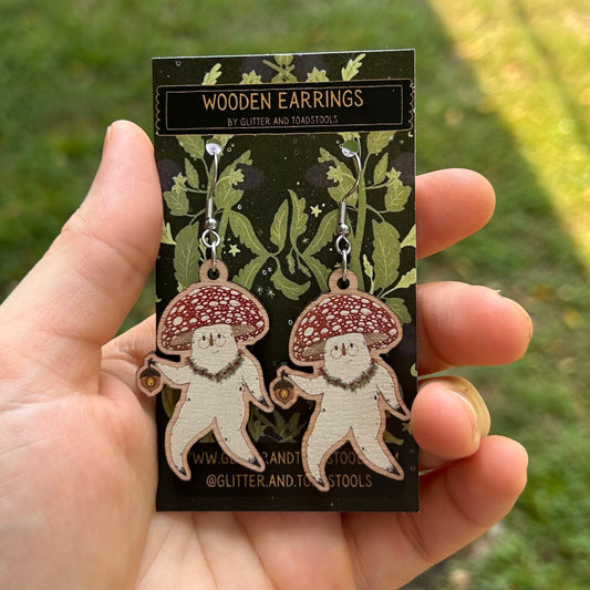 Mushroom Wanderer Earrings