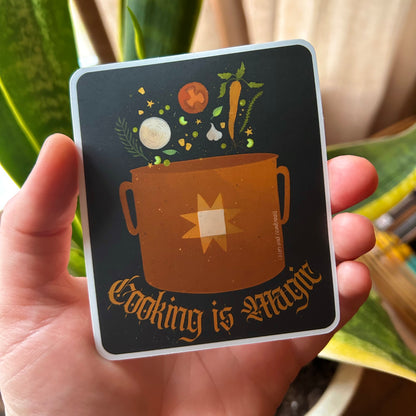 Cooking is Magic Sticker