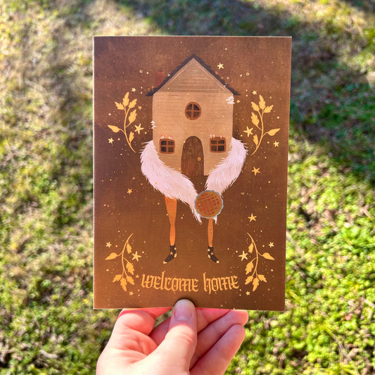 Baba Yaga Housewarming/Welcome Home Card