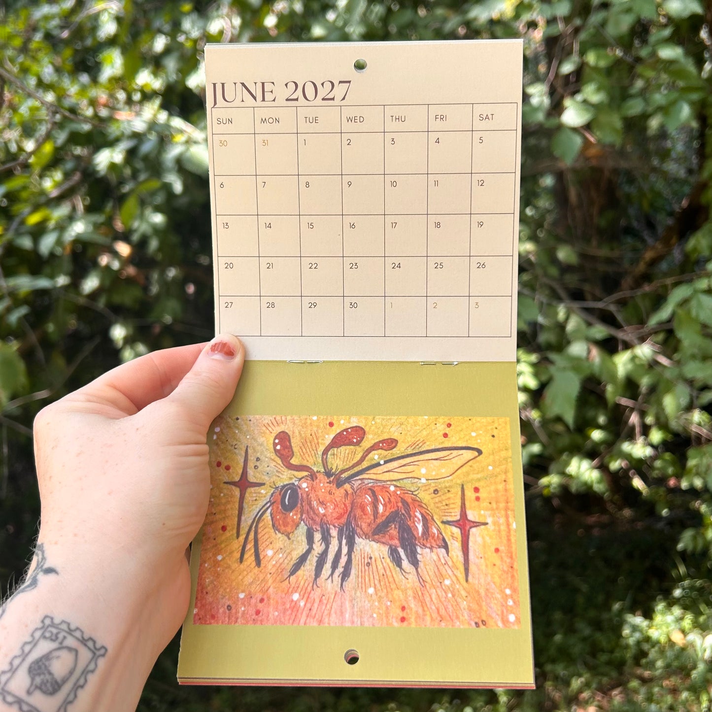 Tiny Treasures 2027 Mini Calendar