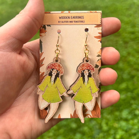 Mushroom Girl Earrings
