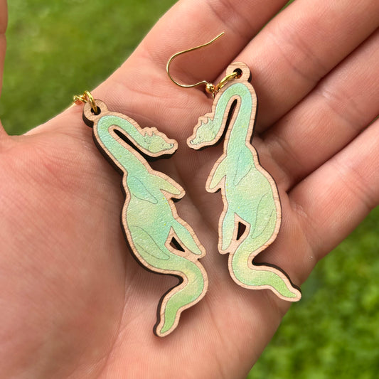 Peaceful Nessie Earrings