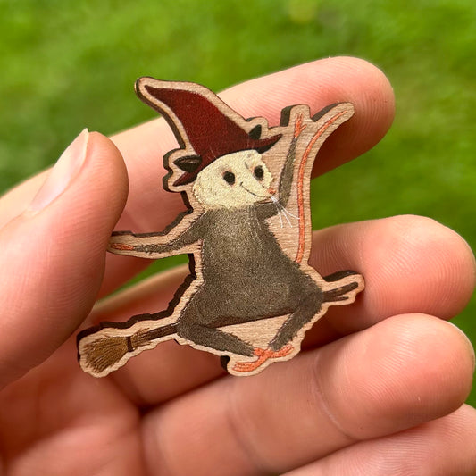 Possum Witch Pin