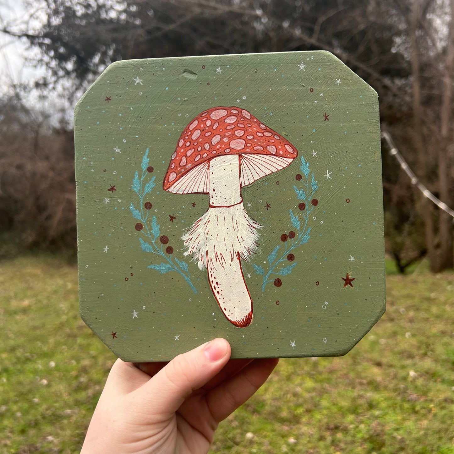 Amanita Muscaria Mushroom ✨ Original Painting✨