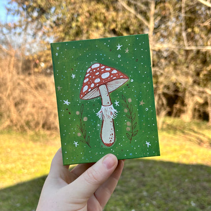 Fairytale Mushroom Handpainted Box