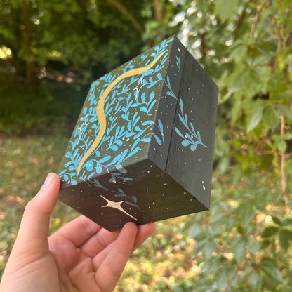 Handpainted Worm Box