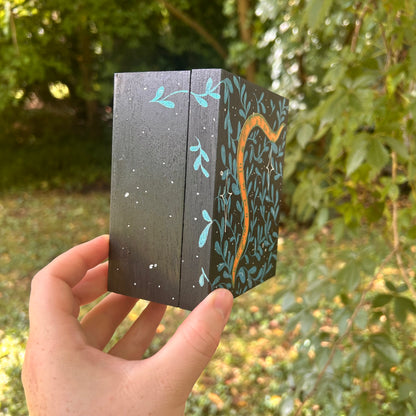 Handpainted Worm Box