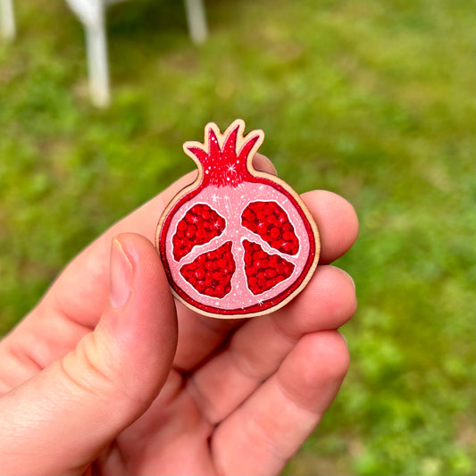 Persephone's Pomegranate Pin