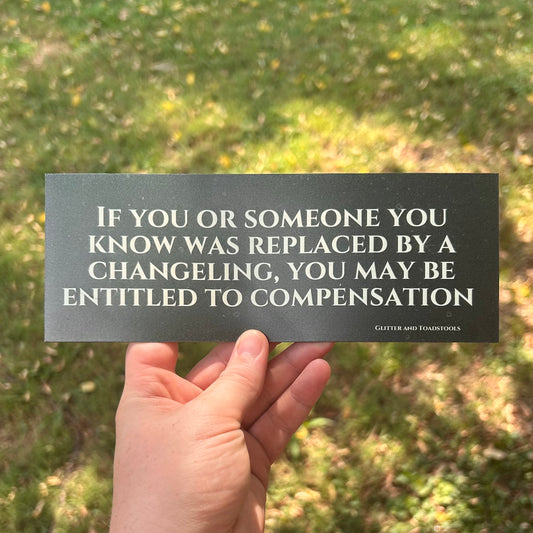 Changeling Bumper Magnet