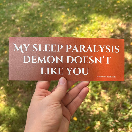 Sleep Paralysis Demon Bumper Magnet