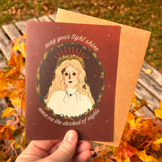 Candlemas Holiday Card