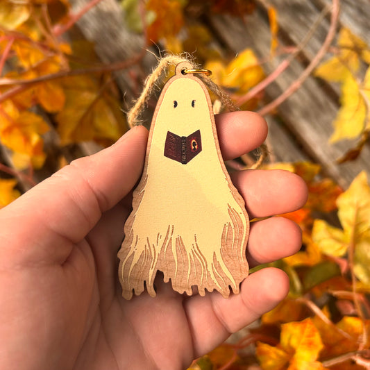 Wooden Ghost Stories Ornament