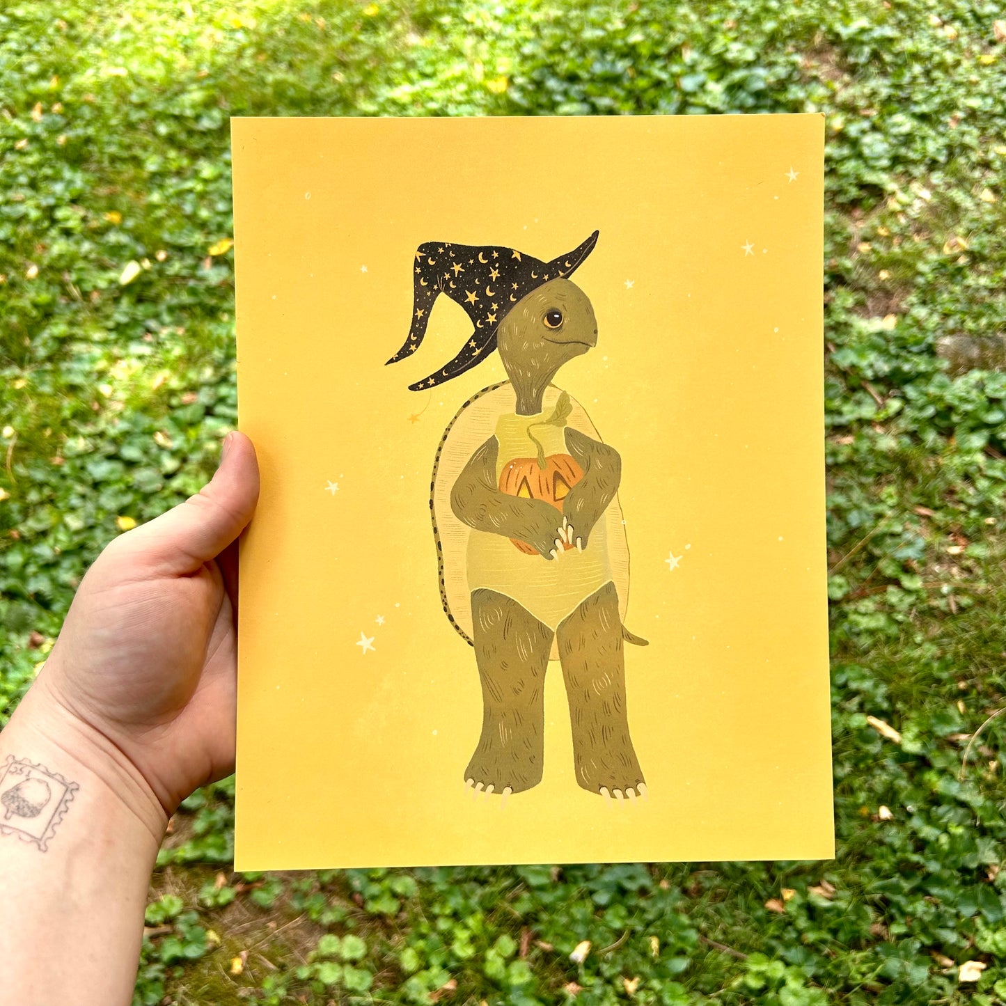 Turtle Witch Print