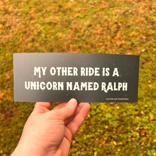 Here for the Lore Bumper Magnet