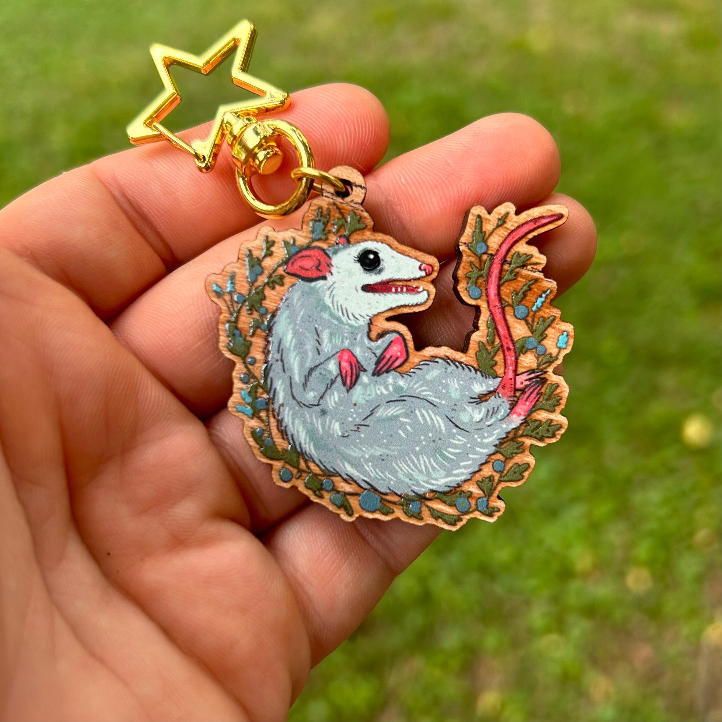 Possum keychain on sale