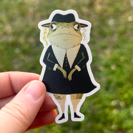 Salem Toad Metallic Vinyl Sticker