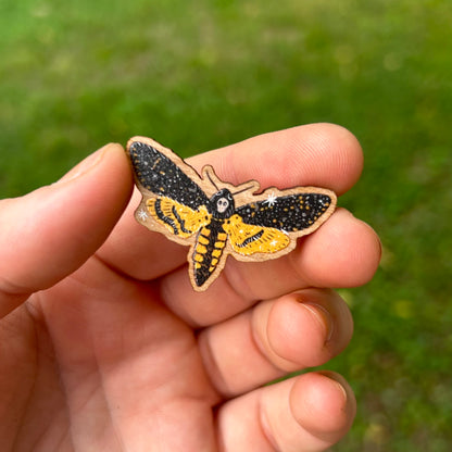 Death's Head Moth Pin