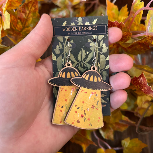 Cottagecore UFO Earrings